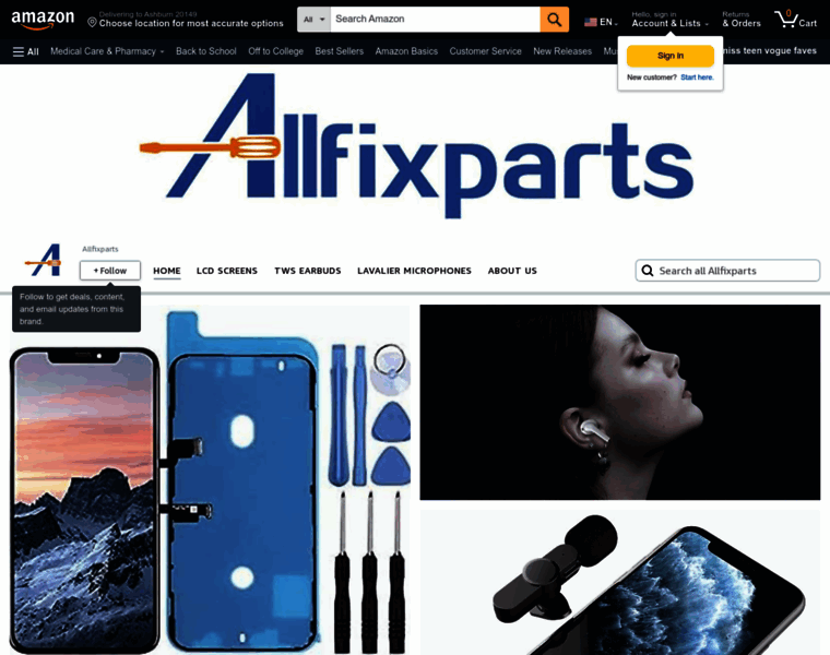 Allfixparts.com thumbnail