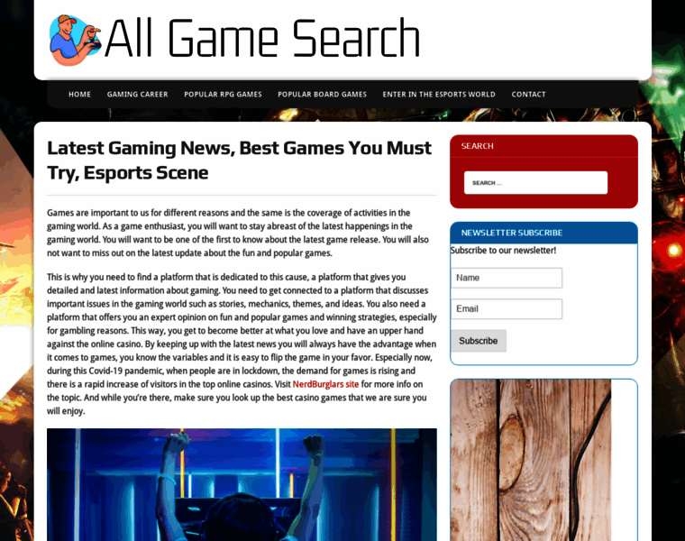 Allgamesearch.com thumbnail