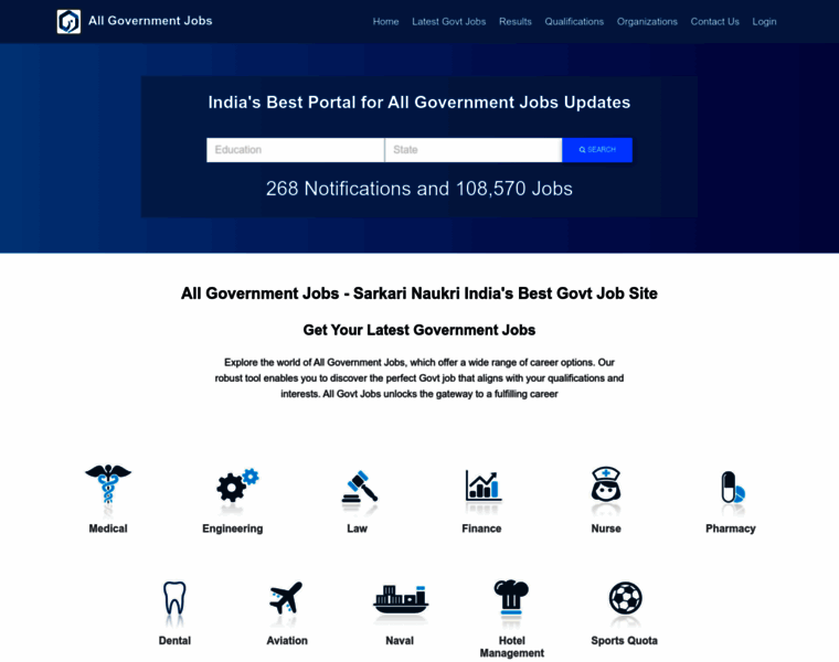 Allgovernmentjobs.in thumbnail Allgovernmentjobs.in thumbnail