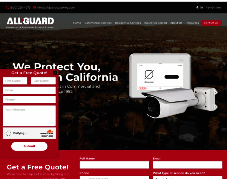 allguardsystems.com at WI. Alarm Systems | Security Companies Near Me ...