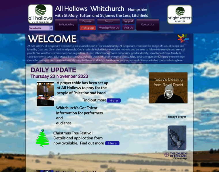 Allhallowswhitchurch.org.uk thumbnail
