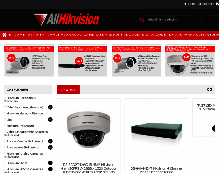 Allhikvision.com thumbnail