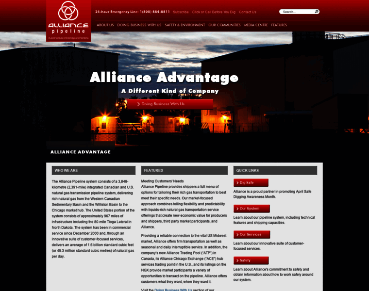 Alliance-pipeline.com thumbnail