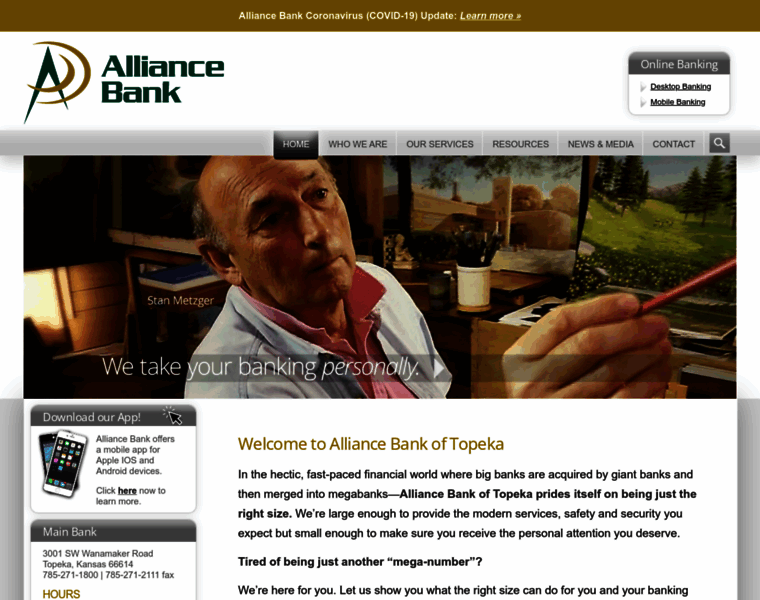 Alliancebankks.com thumbnail