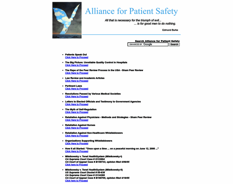 Allianceforpatientsafety.org thumbnail