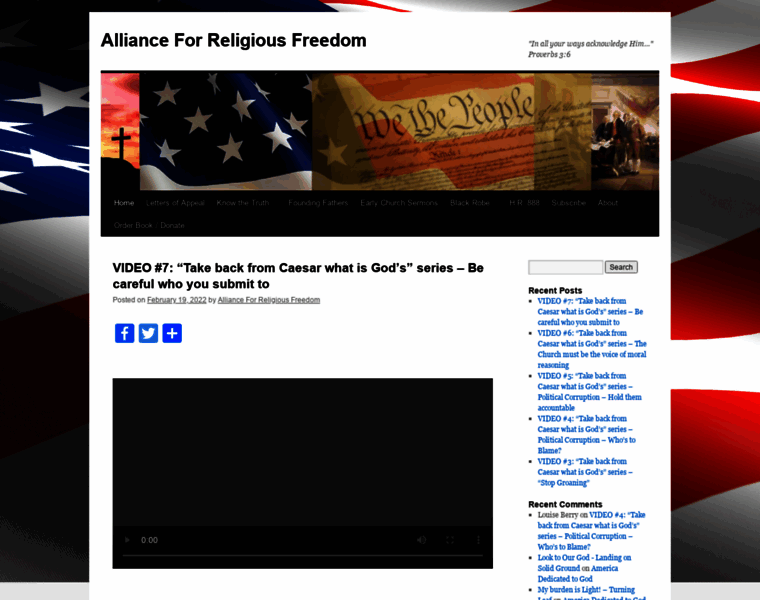 Allianceforreligiousfreedom.com thumbnail