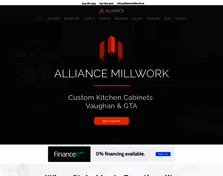 Alliancemillwork.ca thumbnail