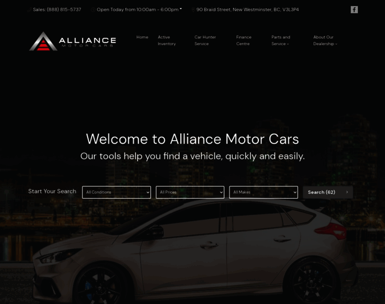 Alliancemotorcars.com thumbnail