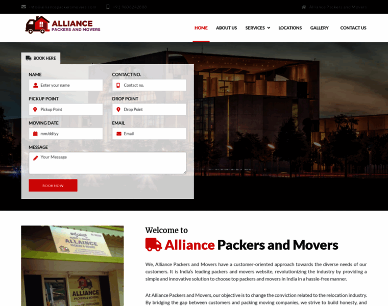 Alliancepackersmovers.com thumbnail