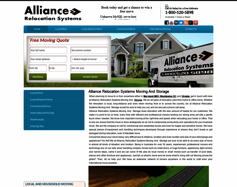 Alliancerelocationsystems.com thumbnail