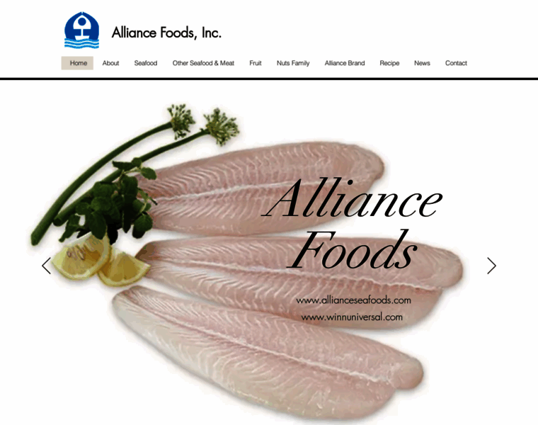 Allianceseafoods.com thumbnail