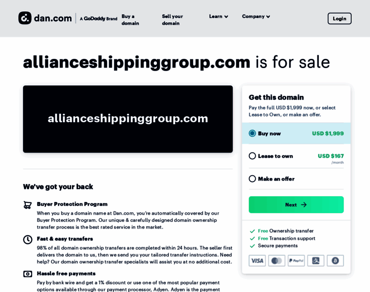 Allianceshippinggroup.com thumbnail
