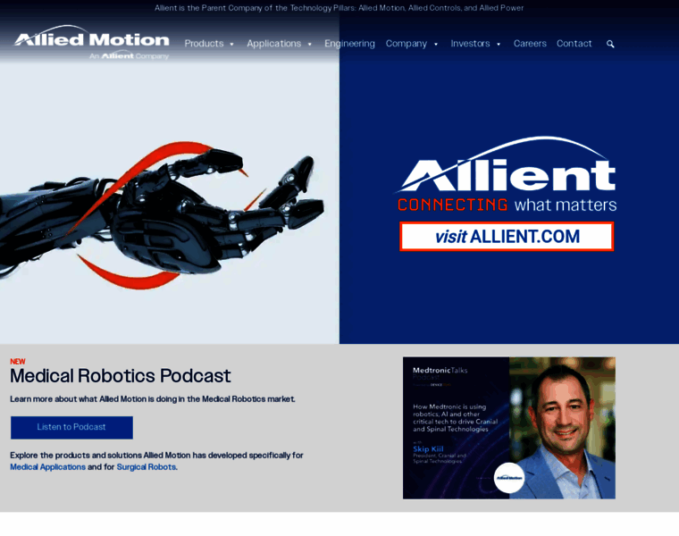 Alliedmotion.com thumbnail