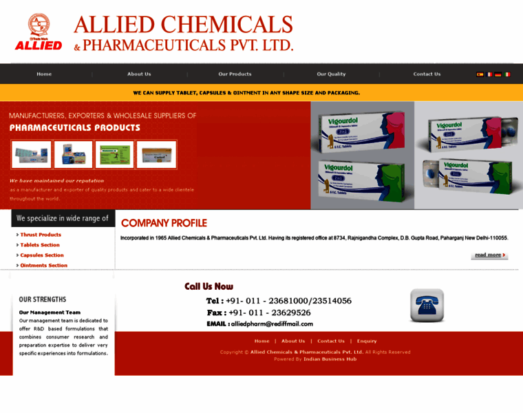 Alliedpharmaceuticals.com thumbnail