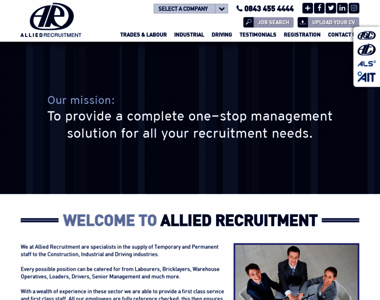 Alliedrecruitment.co.uk thumbnail