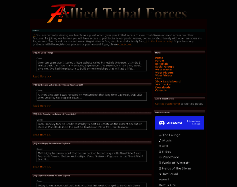 Alliedtribalforces.com thumbnail