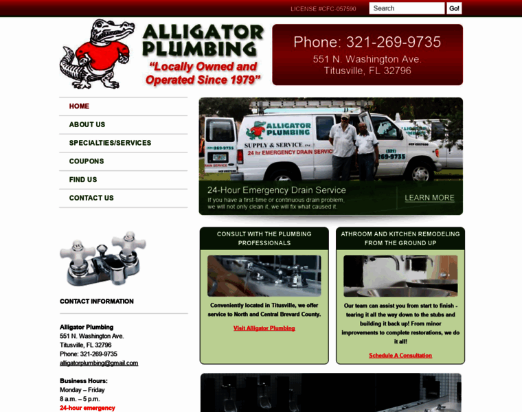 Alligatorplumbing.net thumbnail