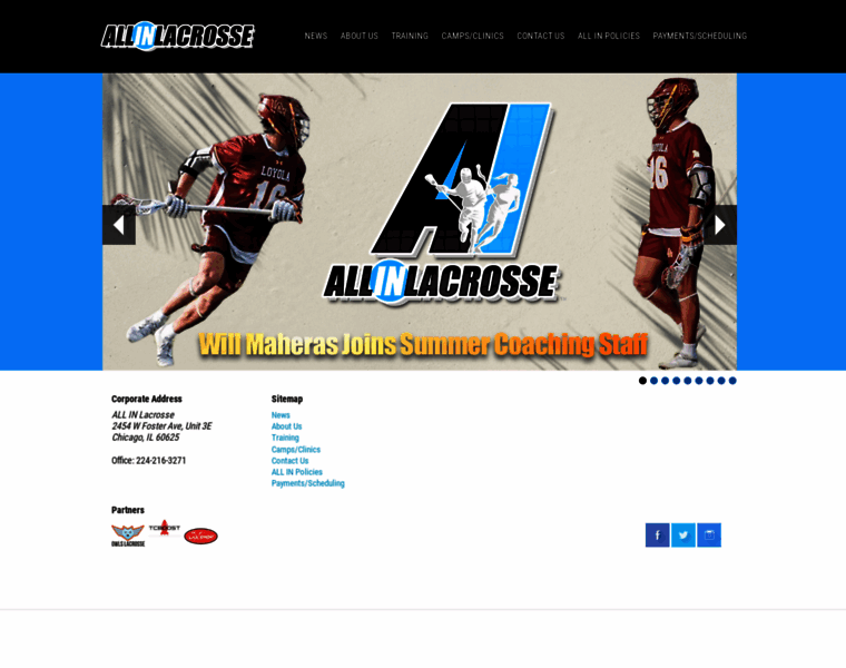 Allin-lacrosse.com thumbnail