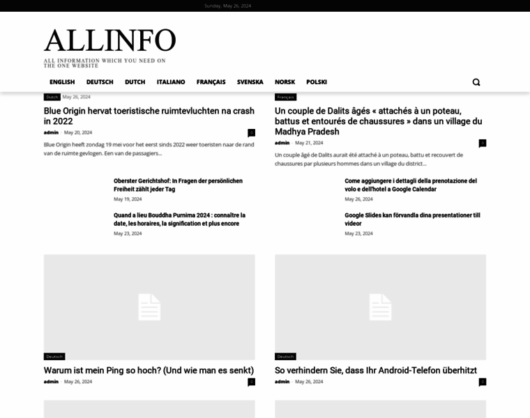 Allinfo.space thumbnail