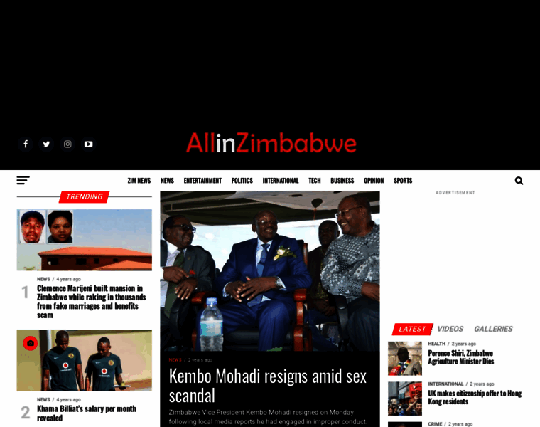 Allinzimbabwe.com thumbnail