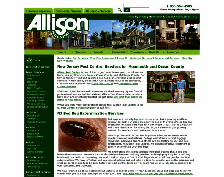 Allisonpest.com thumbnail