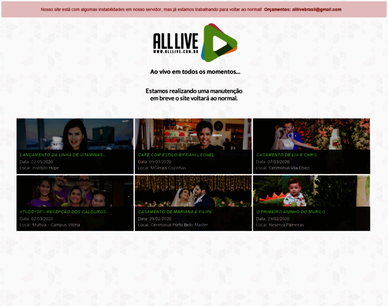 Alllive.com.br thumbnail