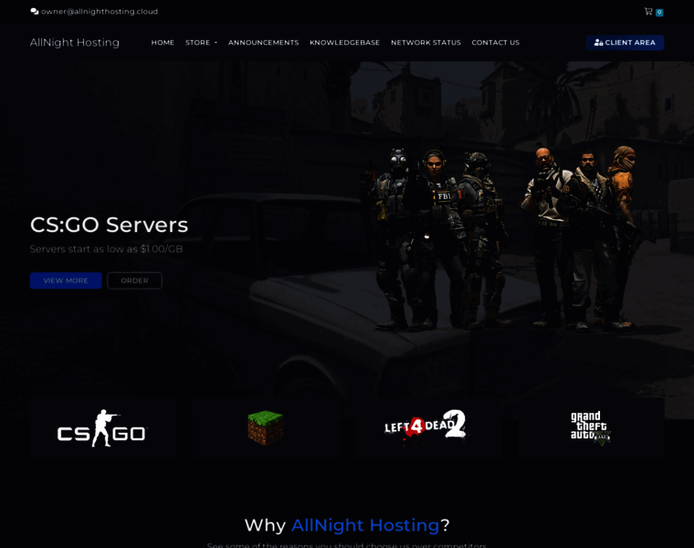 Allnighthosting.cloud thumbnail