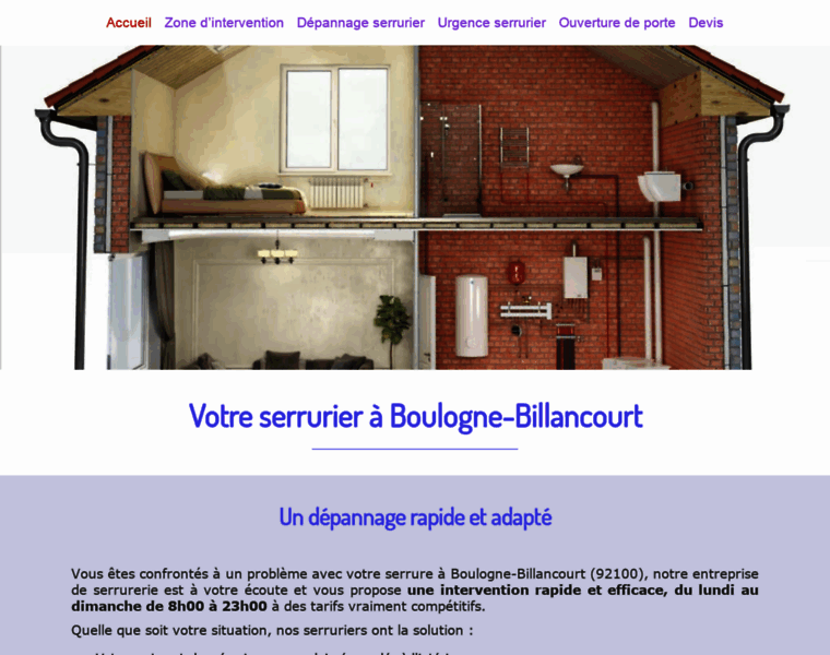 Allo-serrurier-boulogne.fr thumbnail