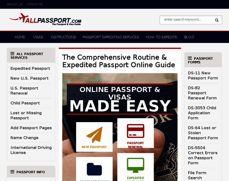 Allpassport.com thumbnail
