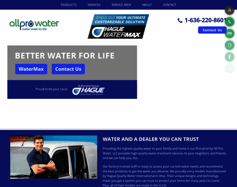 Allpro-water.com thumbnail