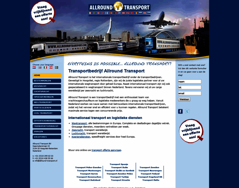 Allround-transport.nl thumbnail