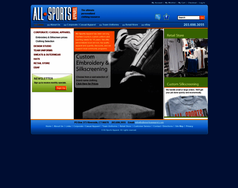 Allsportsapparel.com thumbnail