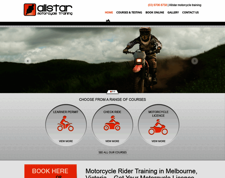 Allstarmotorcycletraining.com.au thumbnail