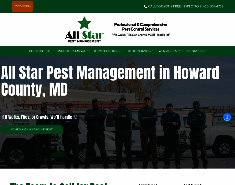 Allstarpestmanagement.com thumbnail