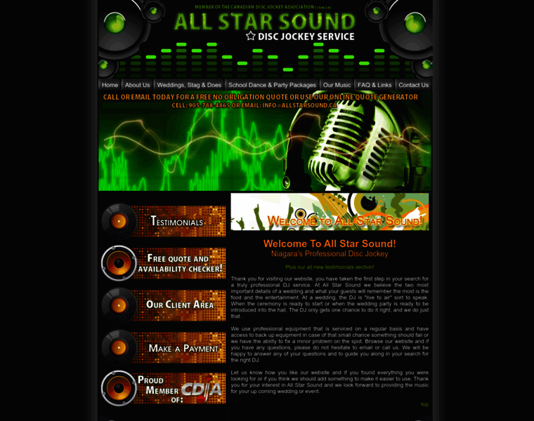 Allstarsound.ca thumbnail