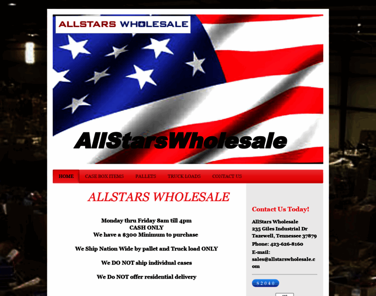 Allstarswholesale.com thumbnail