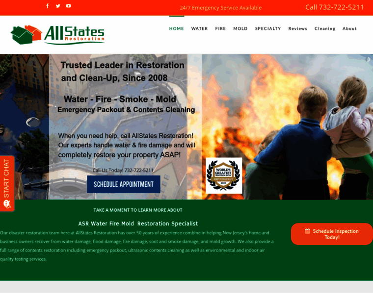 Allstates-restoration.com thumbnail