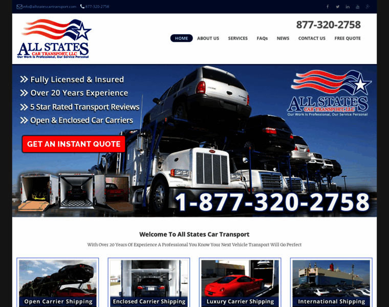 Allstatescartransport.com thumbnail