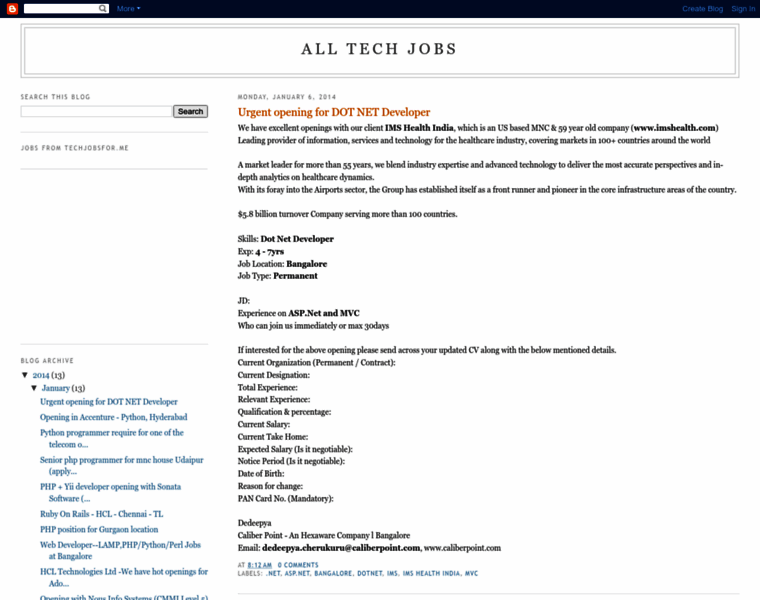 Alltechjobs.blogspot.com thumbnail