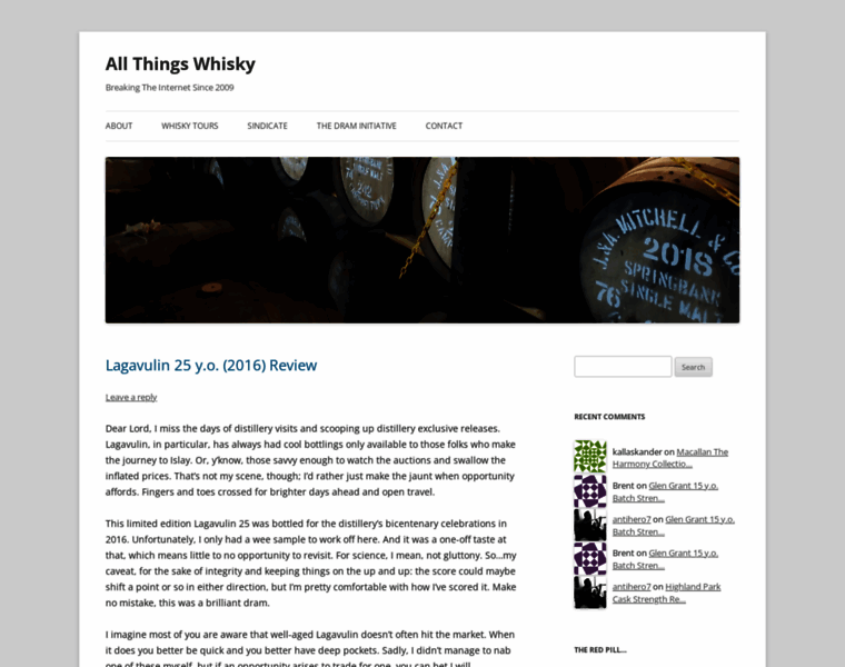 Allthingswhisky.com thumbnail