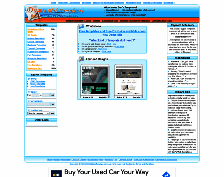 Allwebtemplate.com thumbnail