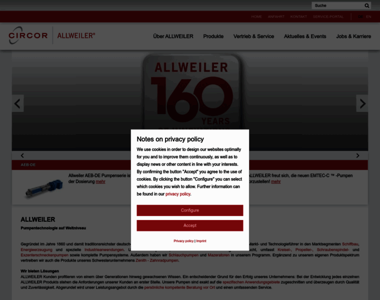 Allweiler.de thumbnail Allweiler.de thumbnail