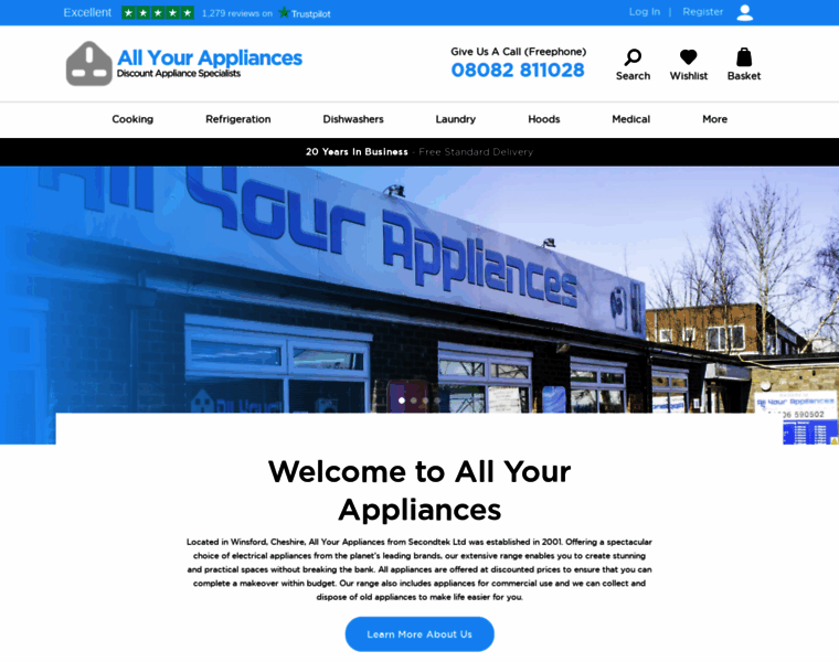 Allyourappliances.co.uk thumbnail