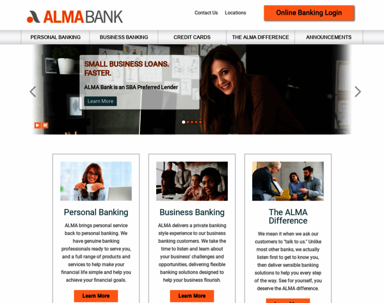 Almabank.com thumbnail