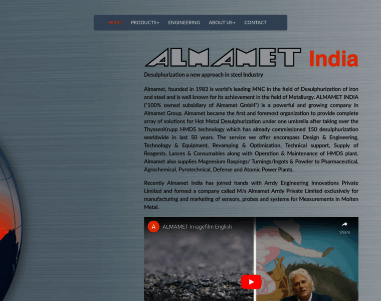 Almamet-india.com thumbnail