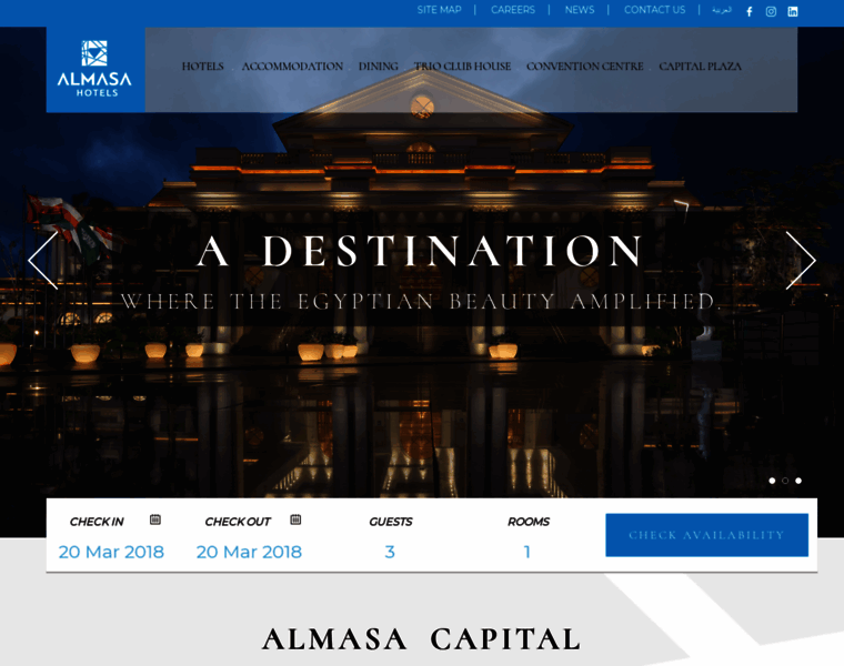 Almasa-hotels.com thumbnail
