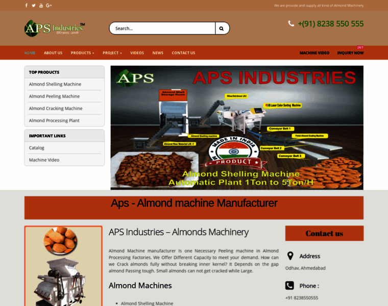 Almondmachinery.com thumbnail