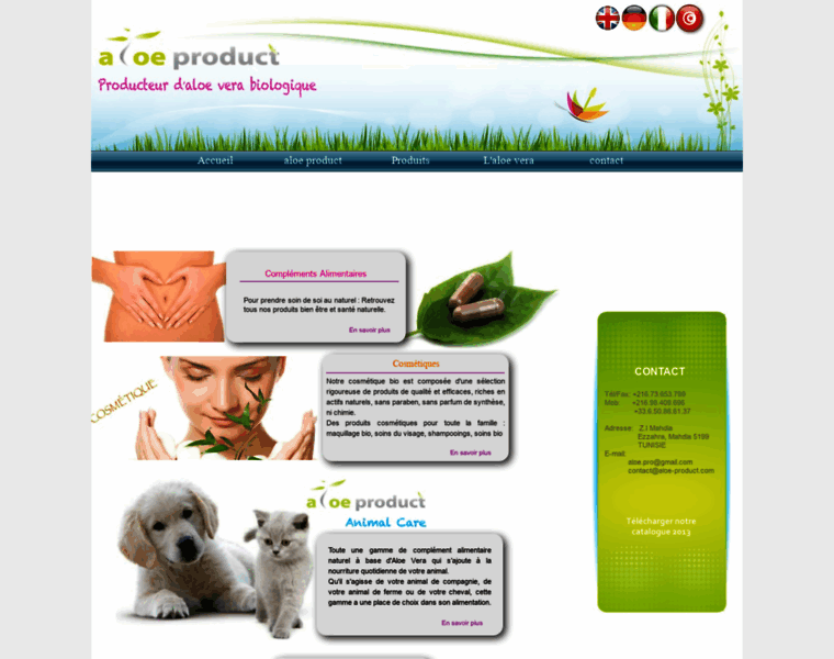 Aloe-product.com thumbnail