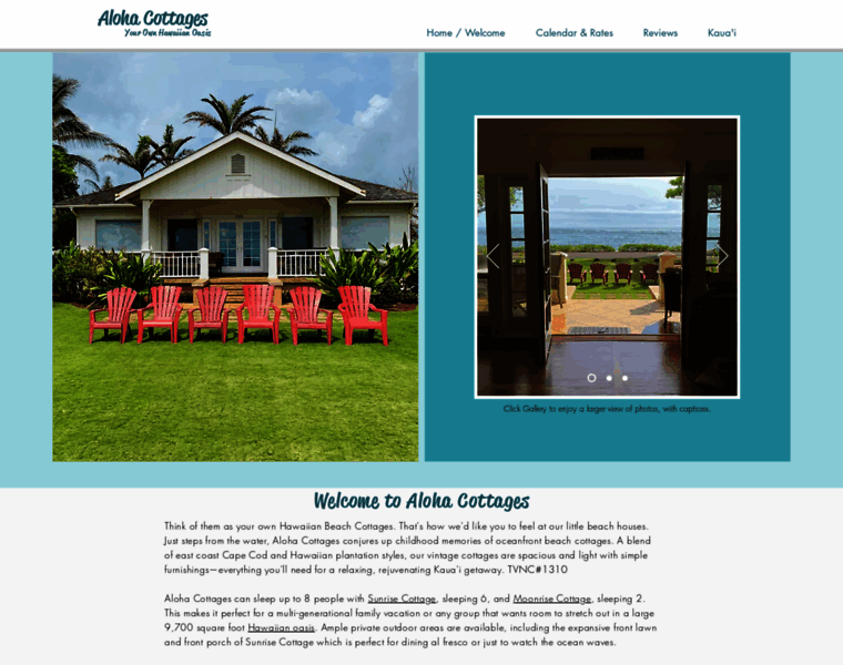 Alohacottages.com thumbnail