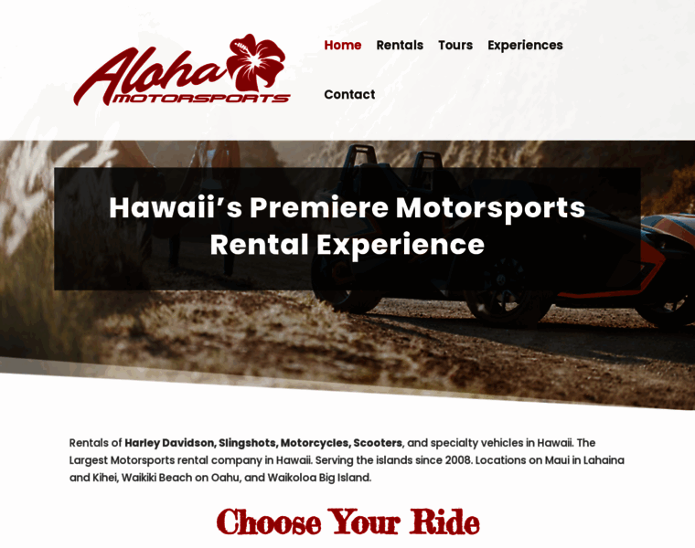 Alohamotorsports.com thumbnail